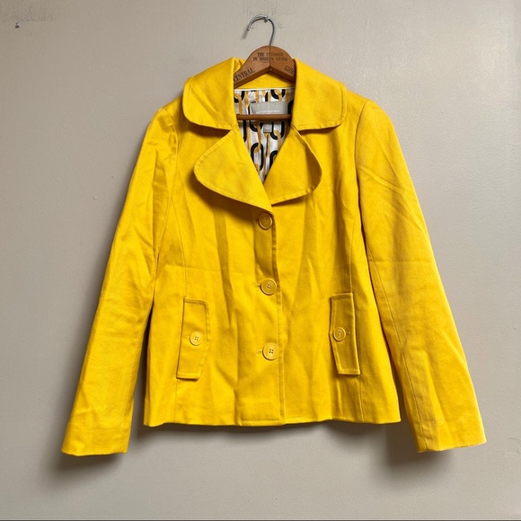 Banana Republic Factory Jackets & Blazers - Banana Republic Factory textured yellow jacket
